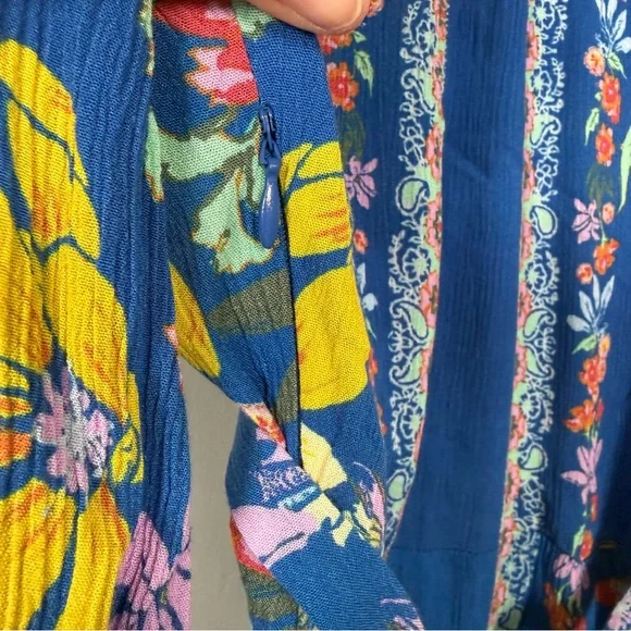 Free People Violet Hill Printed Tunic Top, Size 4, Excellent Condition! - Picture 9 of 15